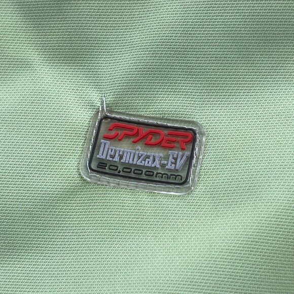 Spyder Ski Pants Womens XL Lime Green Dermizax-EV Quest X-static Insulation - Picture 7 of 16